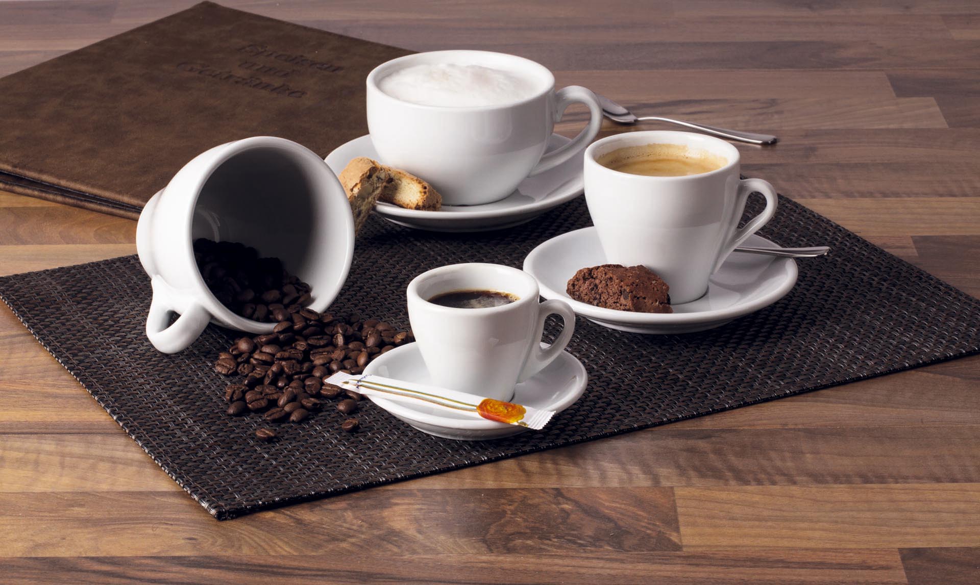 Tasse obere Espresso Café 0,08L, weiß, Porzellan , VPE 6