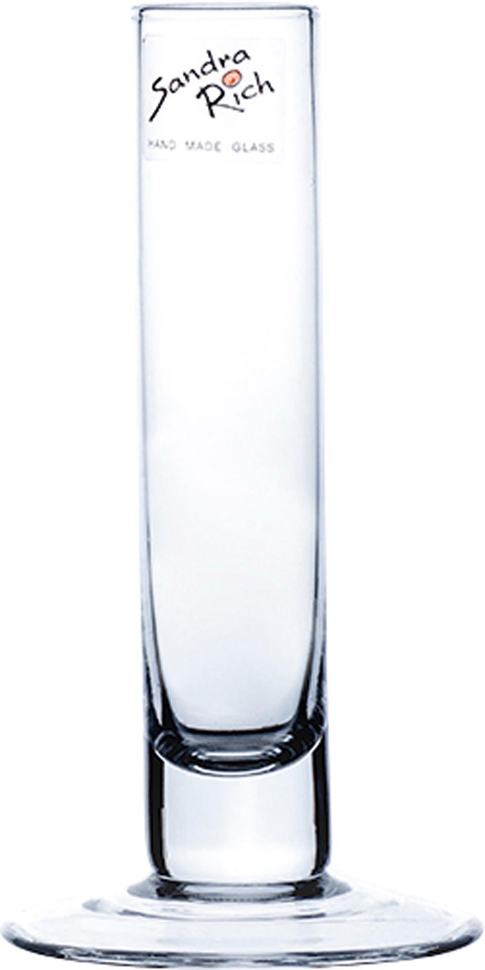 Glasvase "Solifleur" 15 cm / Ø 3 cm # 11236 - Standfuß: Ø 8 cm