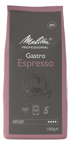 Melitta Gastronomie Espresso 1000 g 1 kg Beutel, Intensiv - Dunkel - Kraftvoll