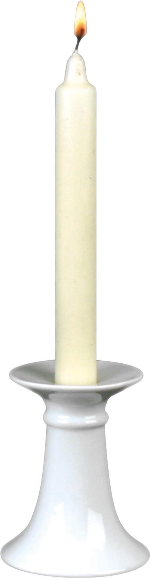 Kerzenleuchter Size S weiß,10 cm Porzellan VPE 6