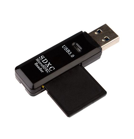 Procusini mini SD-Kartenleser USB mit SD-Karte