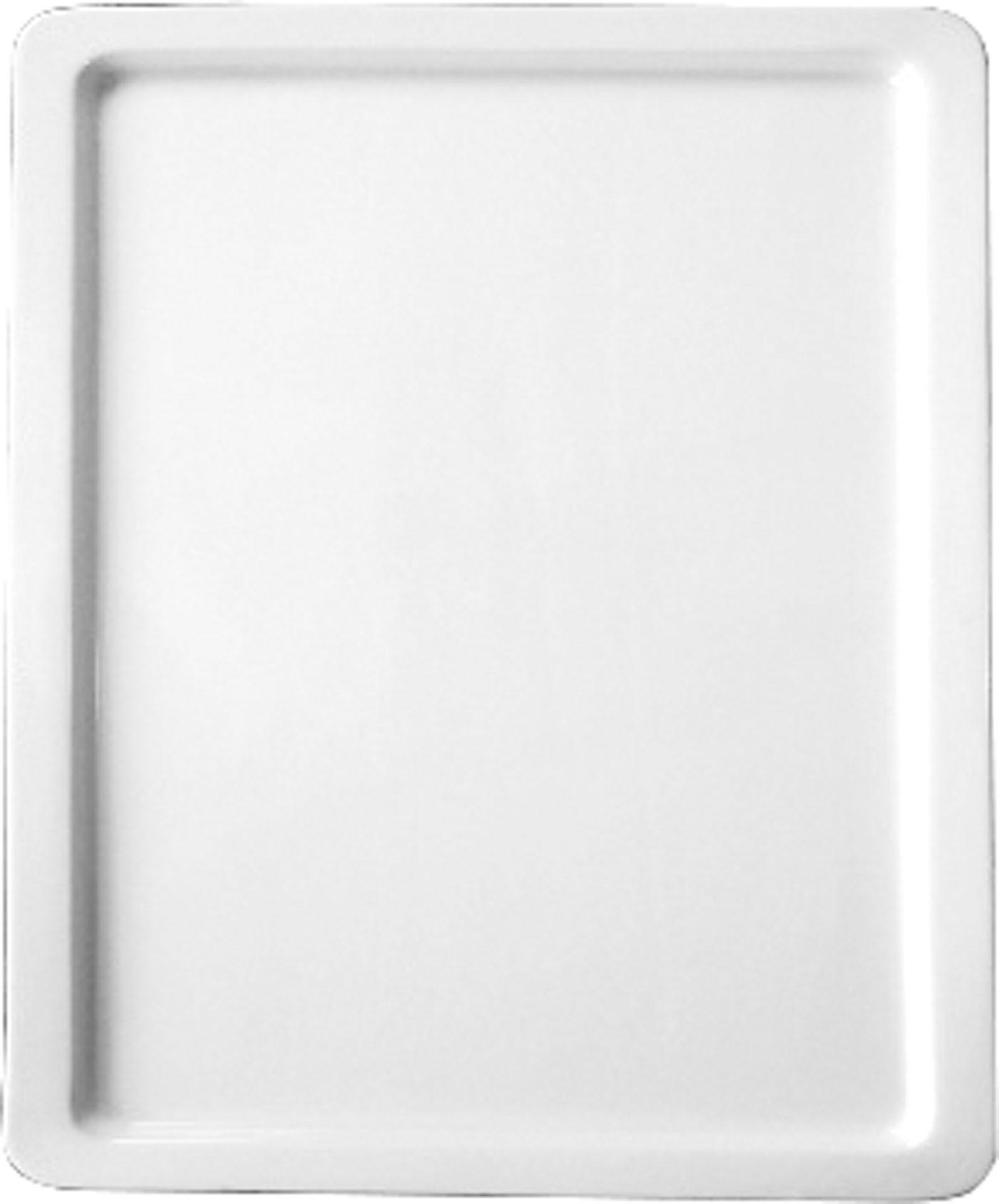 GN-Platte 2/4 - 20 mm, weiß, Porzellan