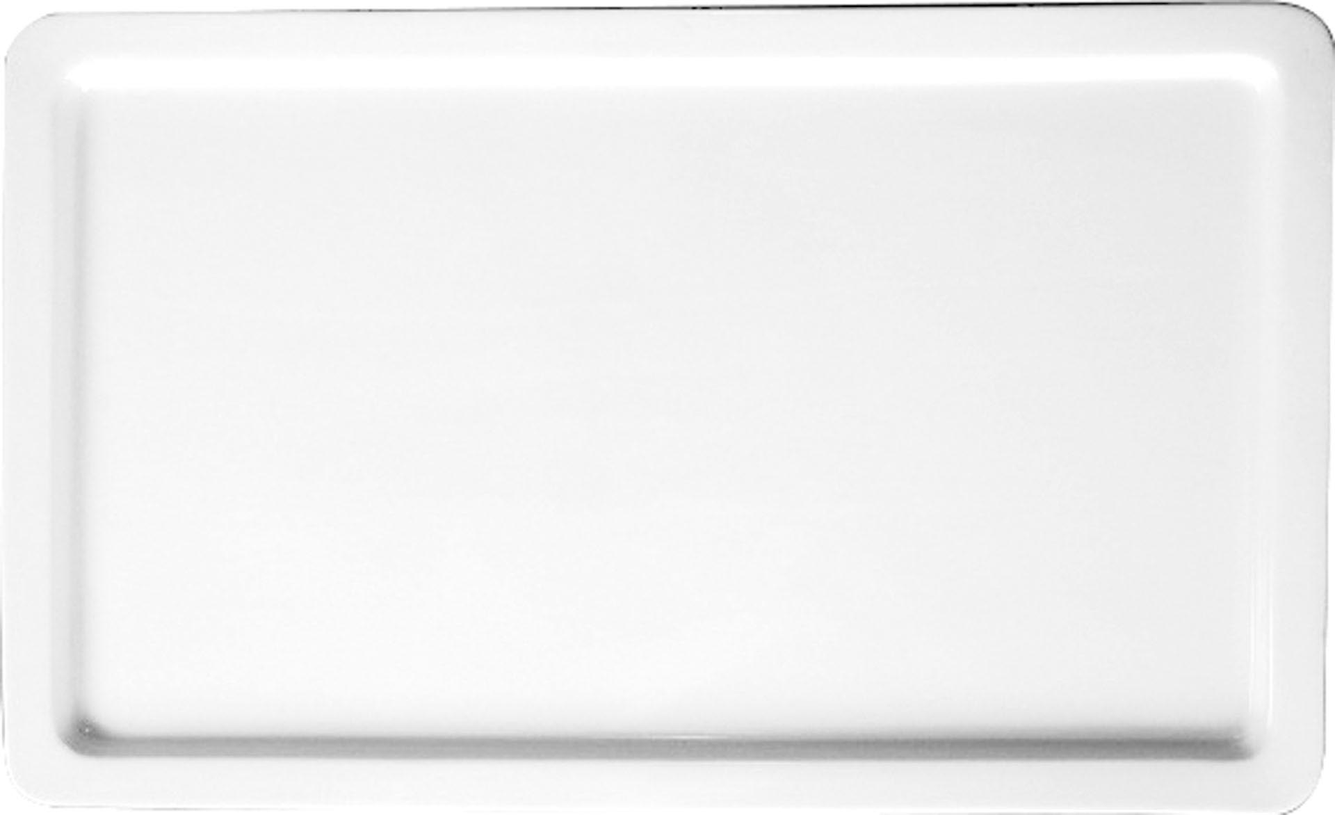 GN-Platte 1/3 - 20 mm, weiß, Porzellan