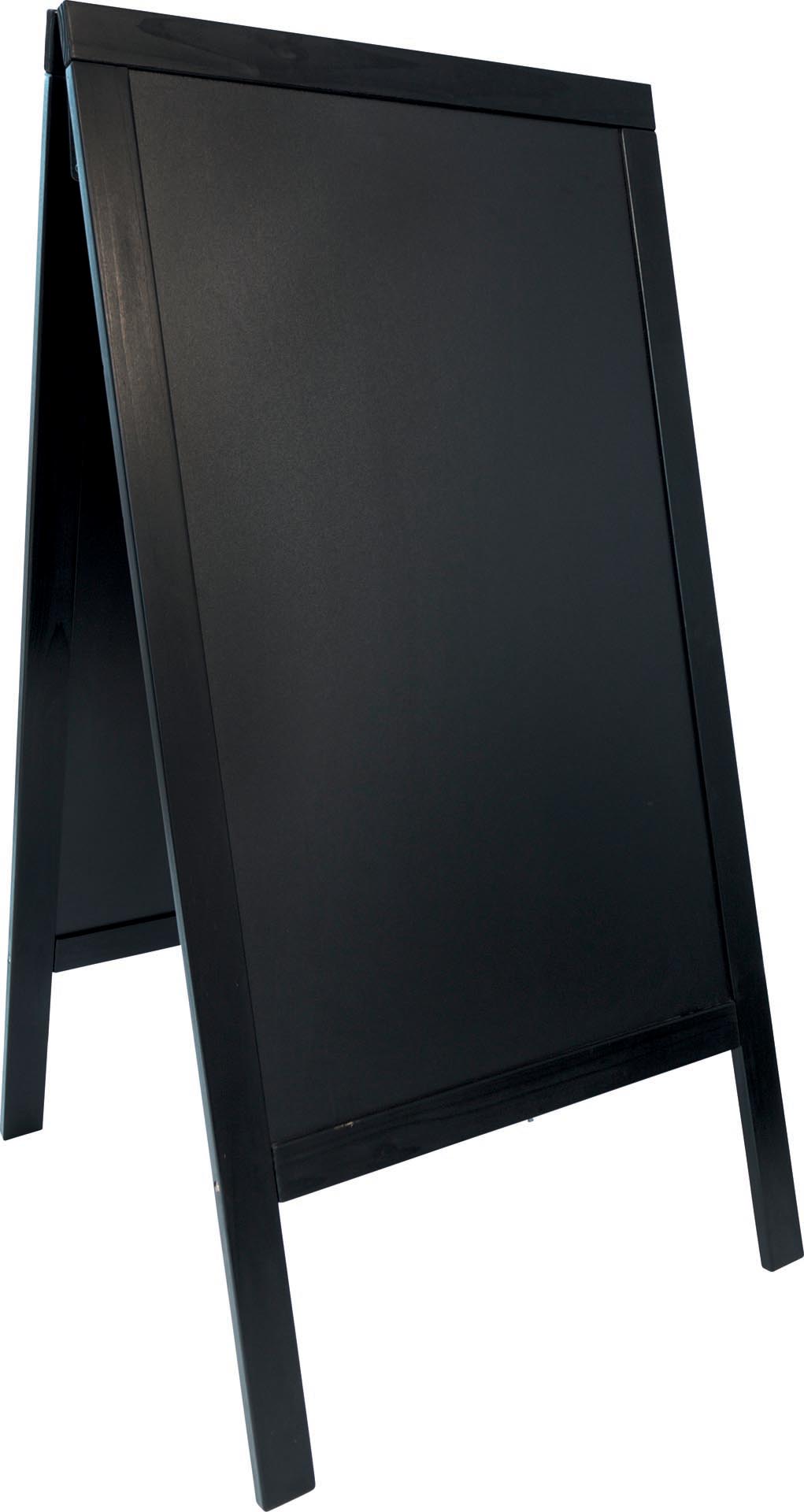 Tafel "Sandwich" schwarz 125x70 cm