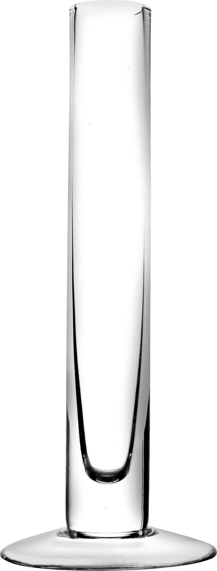 Glasvase "Solifleur" 20 cm / Ø 3 cm # 11237 - Standfuß: Ø 8 cm