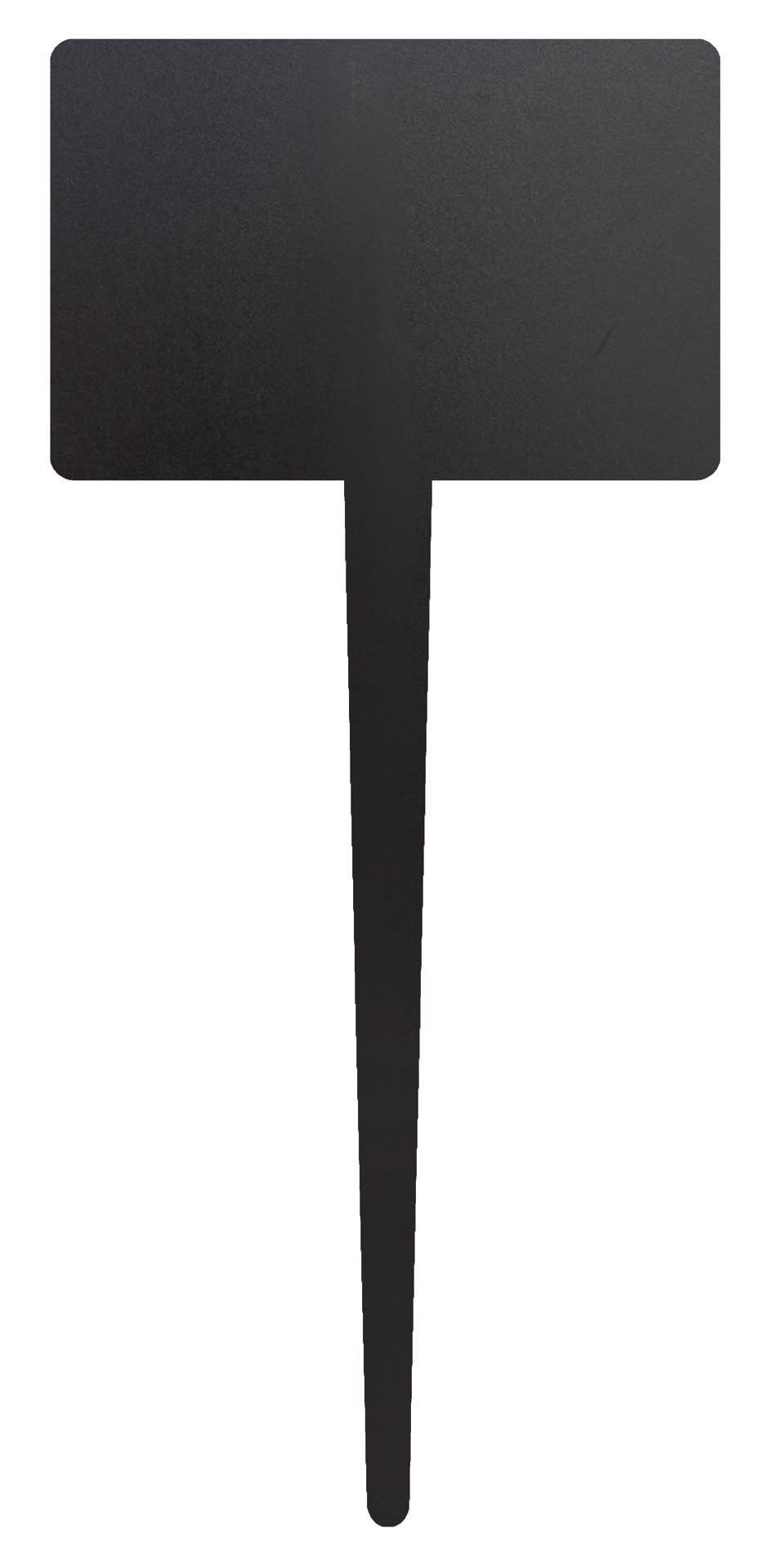 `Kreidetafel mit Stecker ``Rechteck`` ` schwarz 5er Set inkl 1 Kreidemarker weiß
