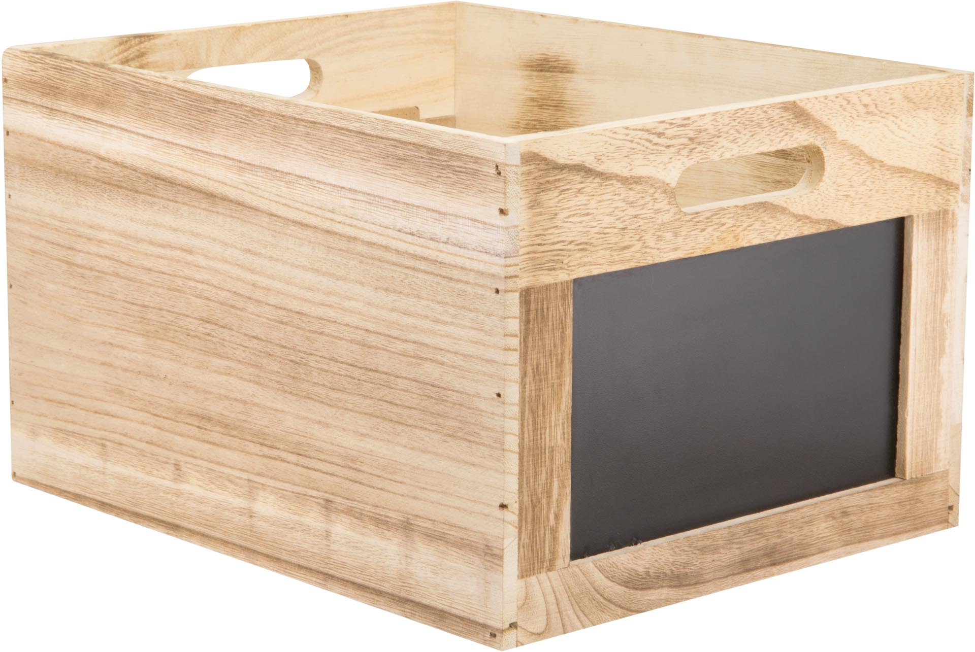 Holzbox mit Kreidetafel 35x28,2x21cm
