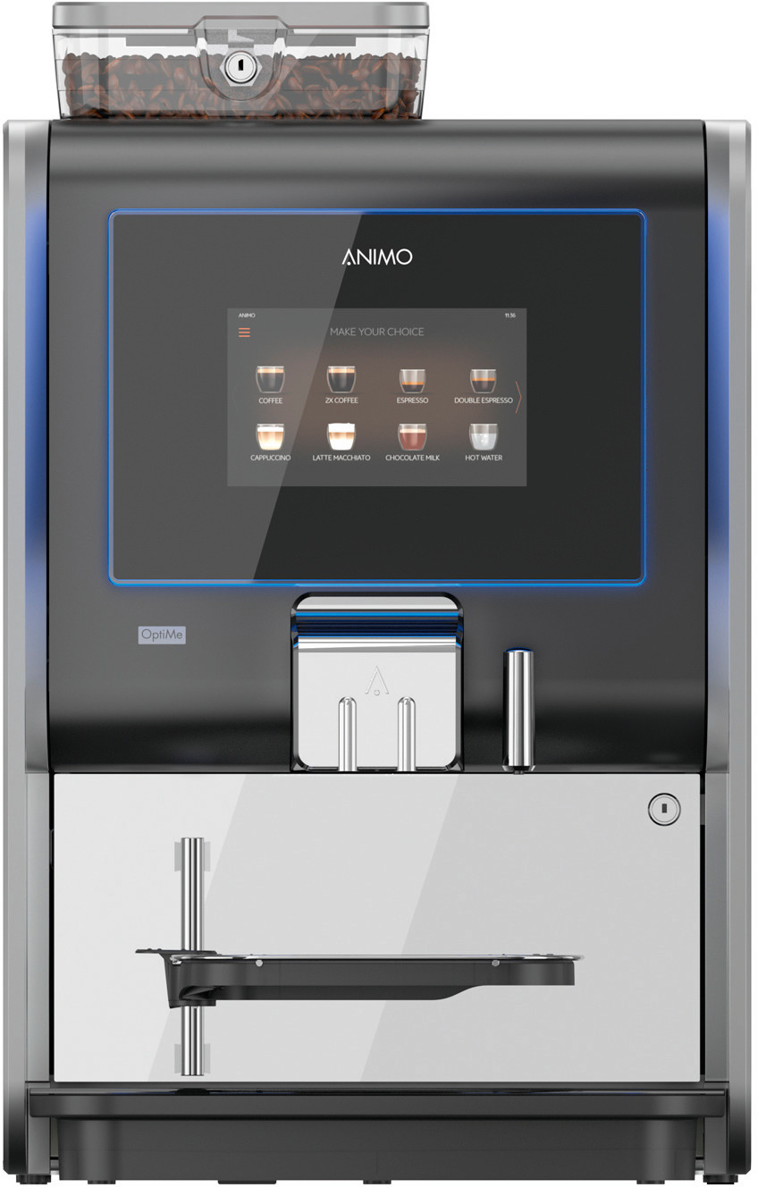 Kaffeevollautomat OPTIME 12 eine Mühle, 2 Instant-Produktbehälter