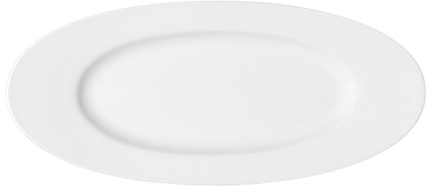 Maitre, Platte oval mit Fahne 302 x 134 mm