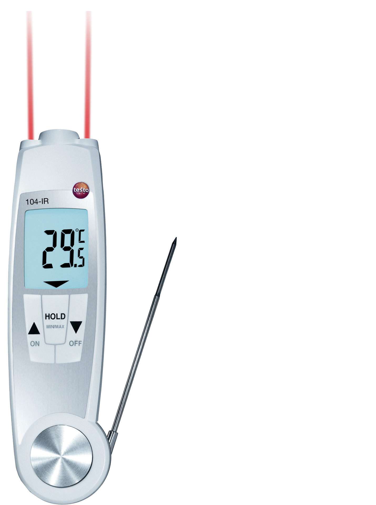 testo 104-IR Infrarot-/Einstech-Thermometer