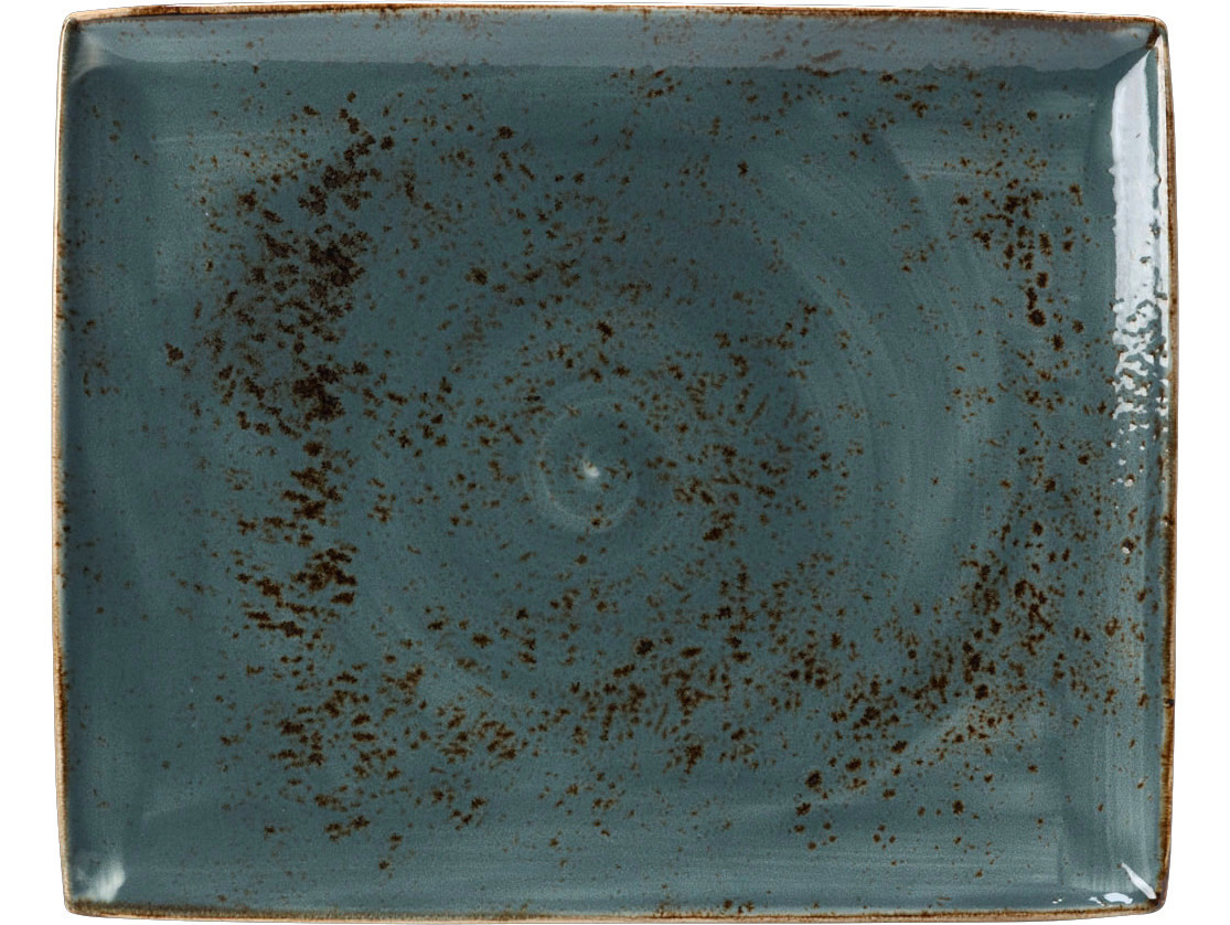 Platte Craft Blue 33x27 cm eckig # 11300551