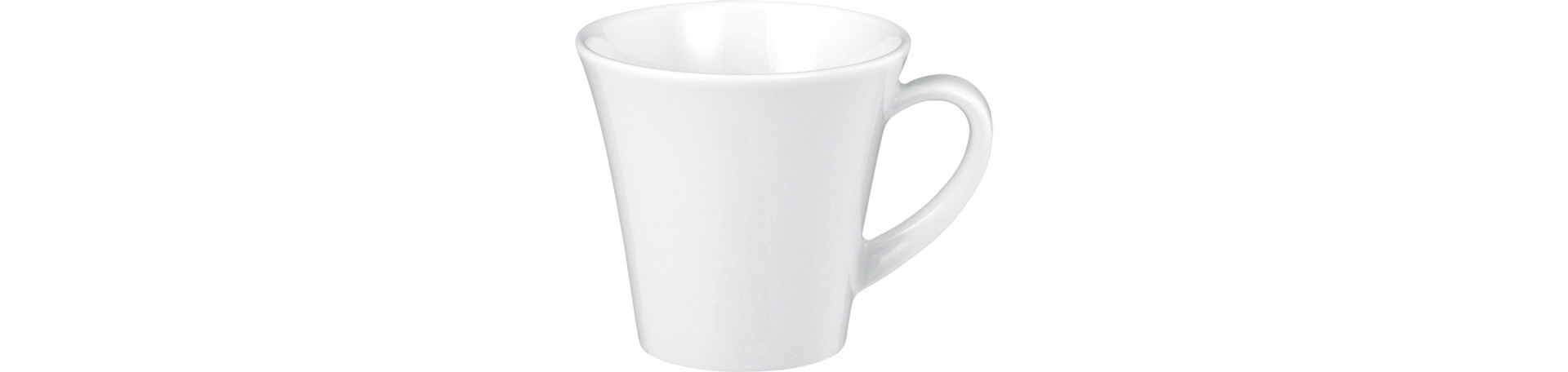 Kaffeetasse 82 mm / 0,20 l weiß uni -5242